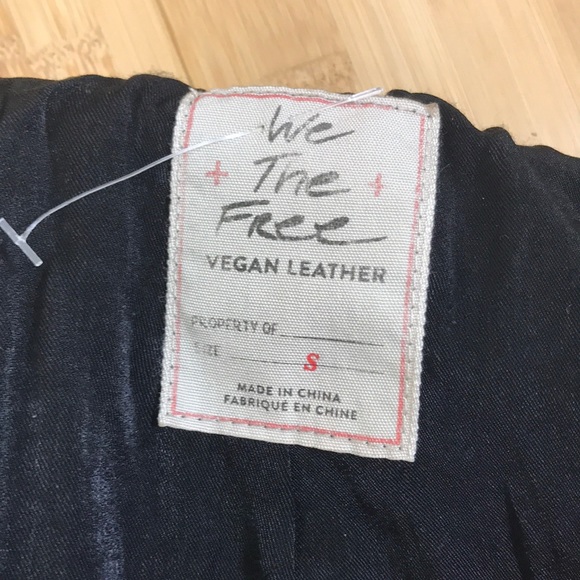 Free People New Dawn Hooded Faux Leather Jacket - Picture 6 of 7